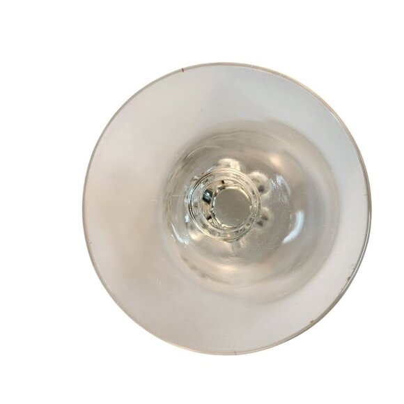 Libbey Frosted Silver Leaves Goblets Mint Condition Set Of 6 Vintage - Picture 6 of 13